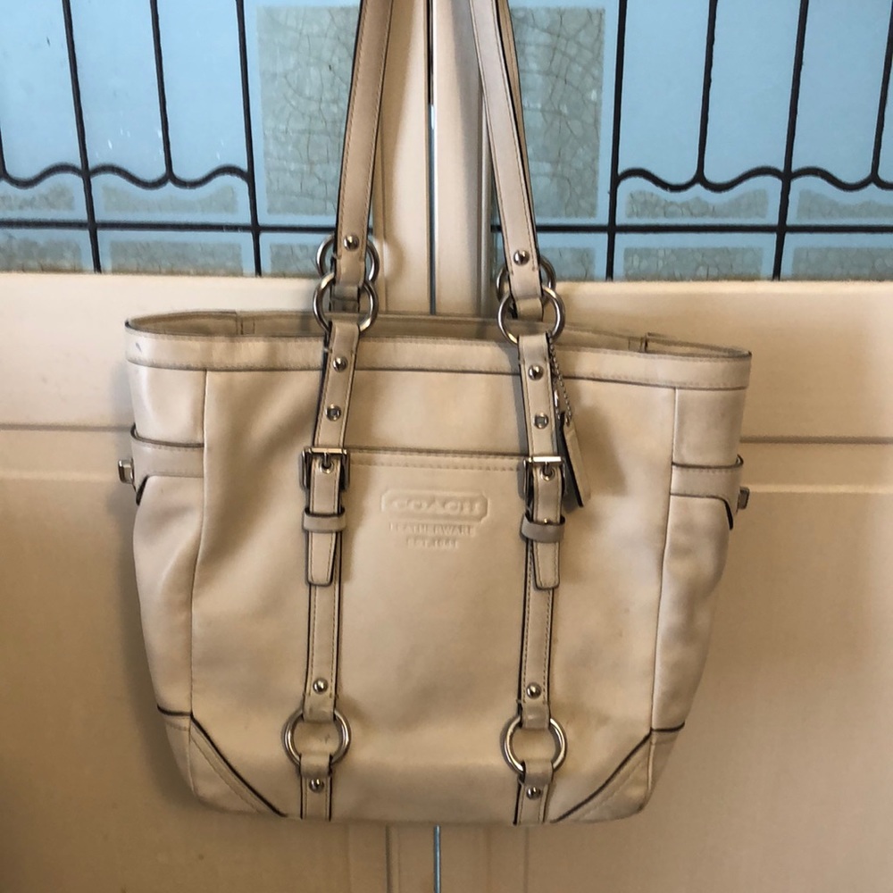 Coach leather bag